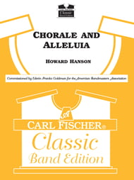 Chorale and Alleluia Concert Band sheet music cover Thumbnail